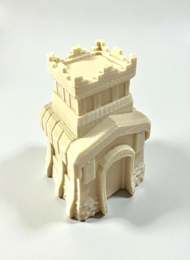 Sentosa Fantasy COC Town Hall Fortress Miniature Model - Collectible Desktop Showpiece for Strategy Game Fans, Tabletop Display, Diorama Craft, Geek Desk Decor, Gift for Gamers - Image 1